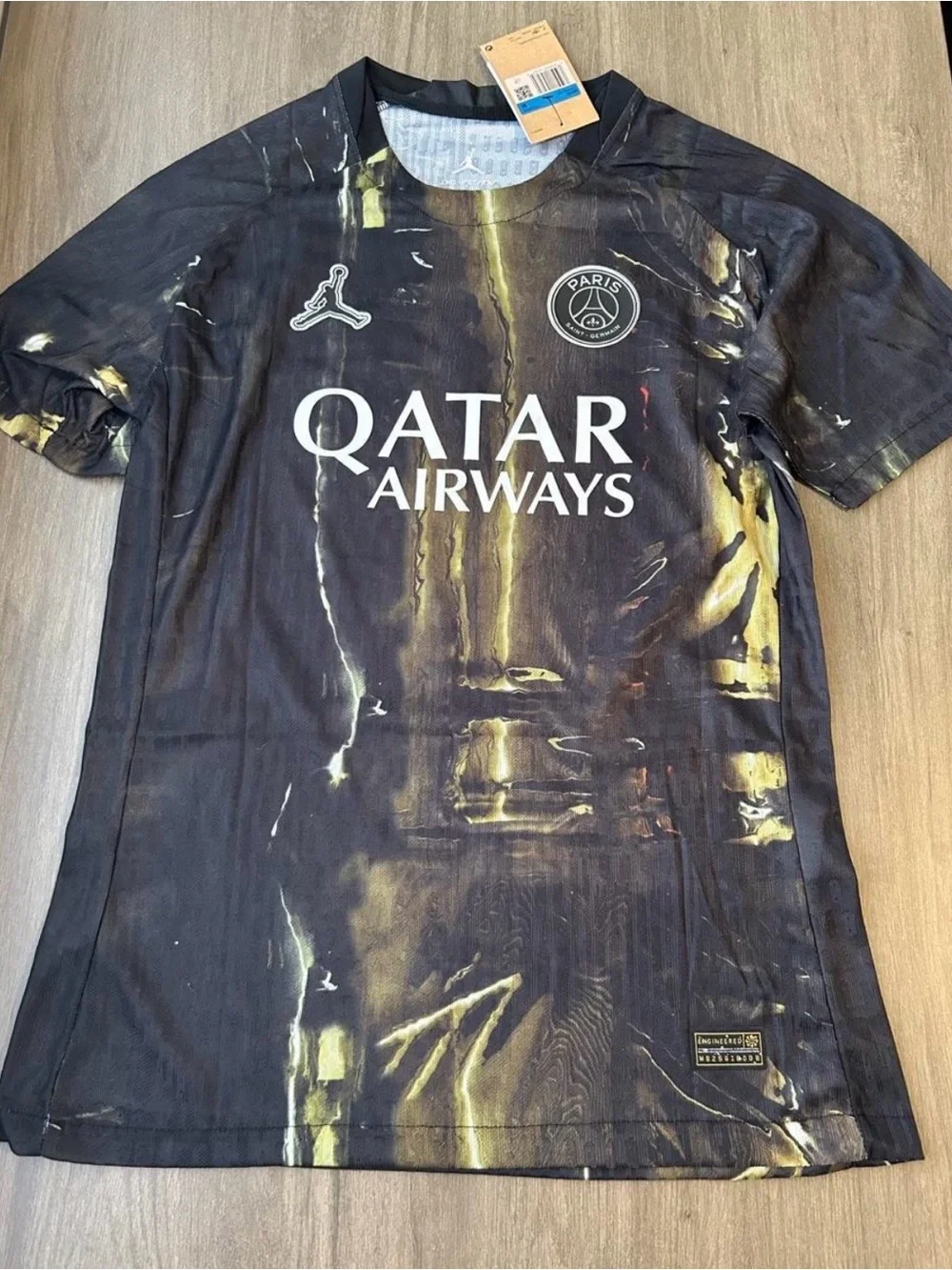 Jordan O. Dembélé #10 Black and Gold Soccer Jersey